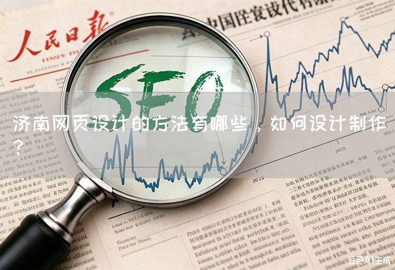 濟南網頁設計的方法有哪些，如何設計制作？